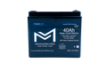 12v 40Ah Deep Cycle  Lithium Marine Battery "Viper" -  Bluetooth - MML-CW1240B