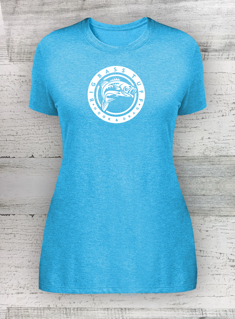 WOMEN’S PERFECT TRI ® TEE - CIRCLE SERIES - Walleye Tuff, view 4