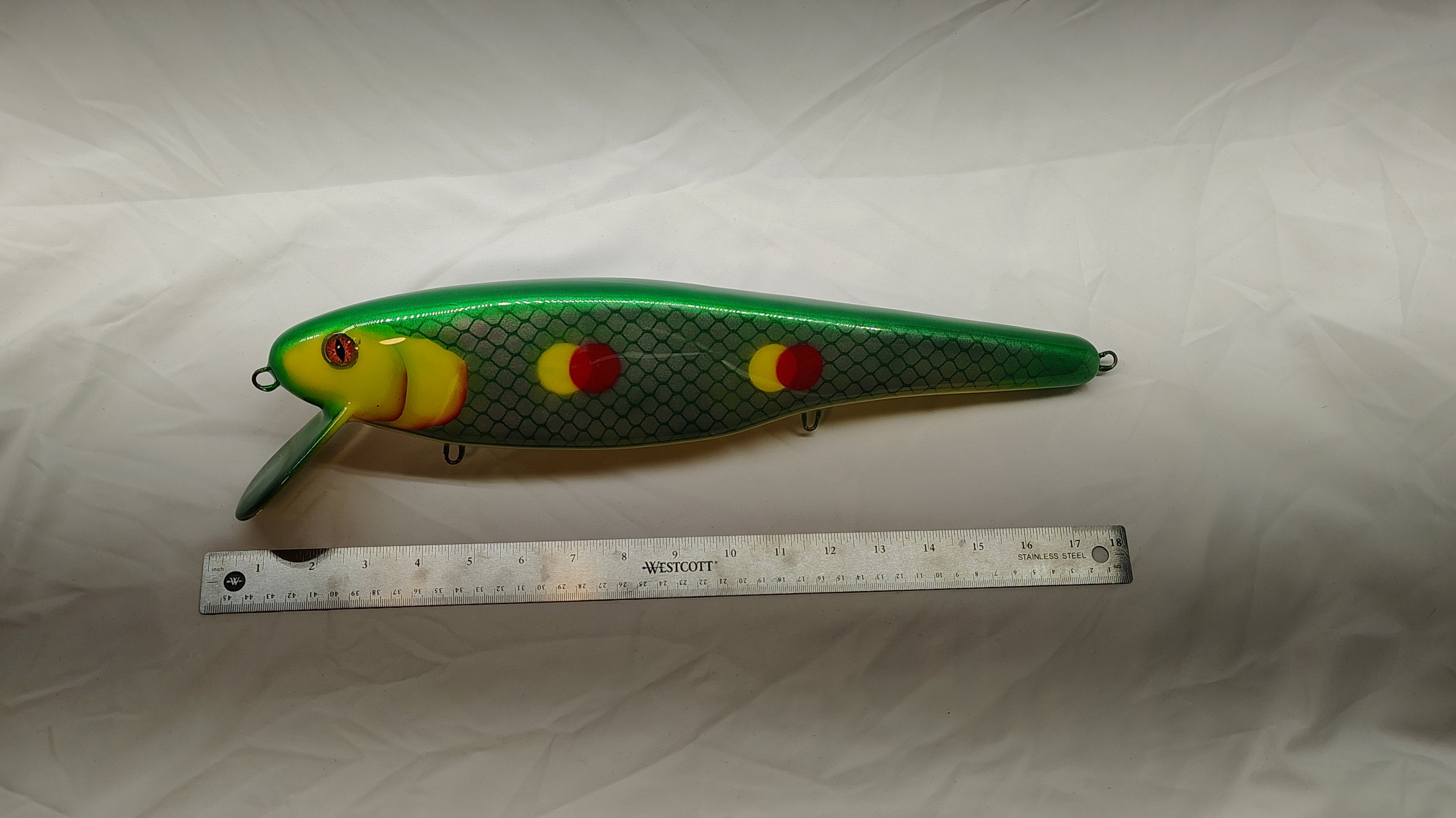St. Lawrence Leviathan – 16” Deep Trolling Muskie Lure (St. Lawrence Frog)