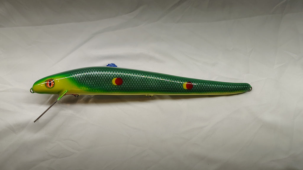 St. Lawrence Leviathan – 16” Deep Trolling Muskie Lure (St. Lawrence Frog) (skinny)