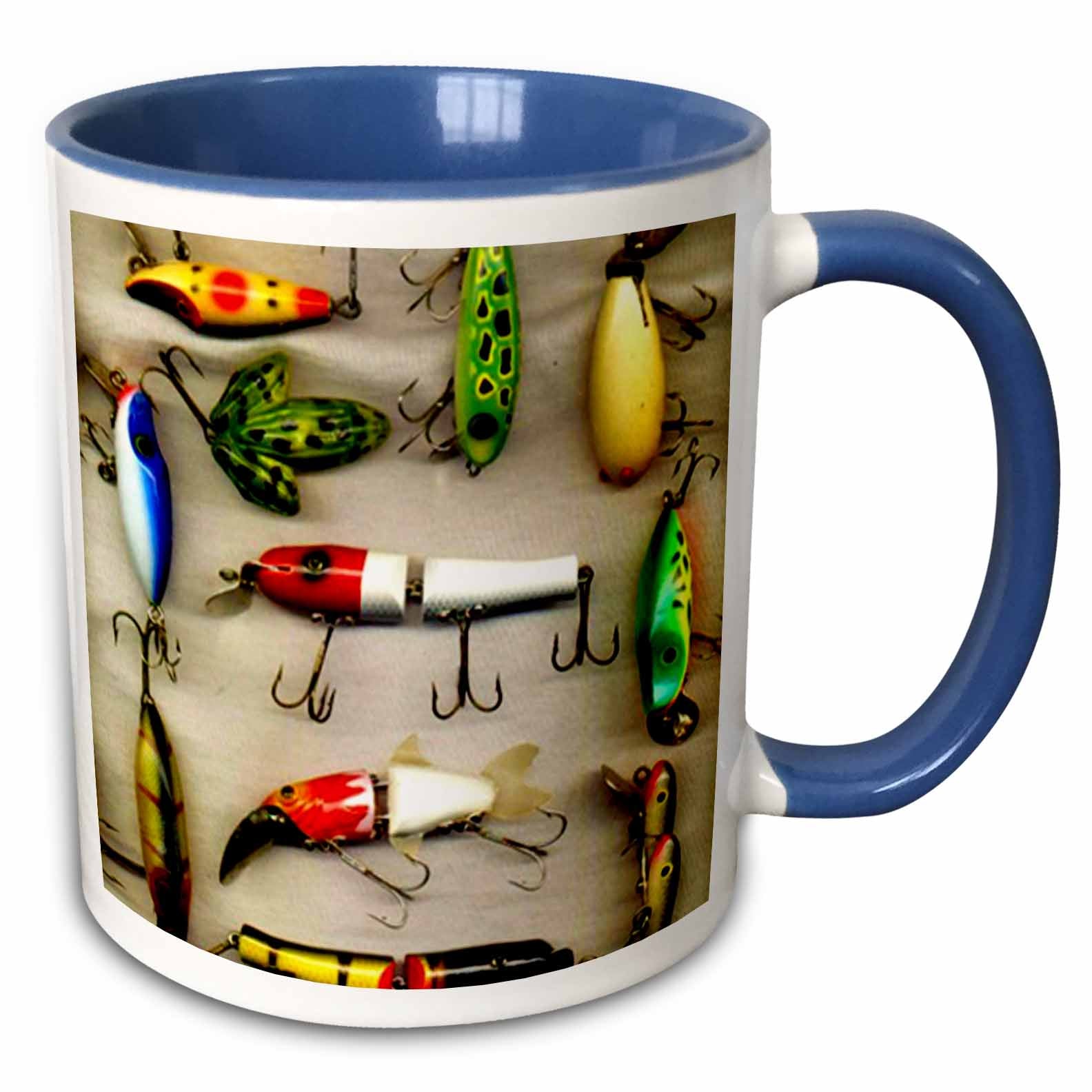 3dRose Fishing - Old Lures Fishing - Mugs (mug_987)