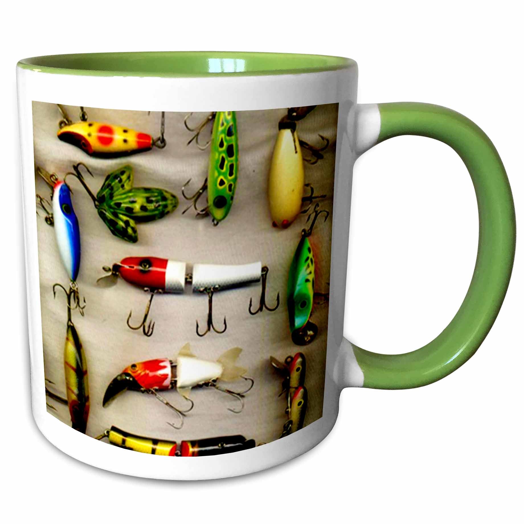 3dRose Fishing - Old Lures Fishing - Mugs (mug_987)