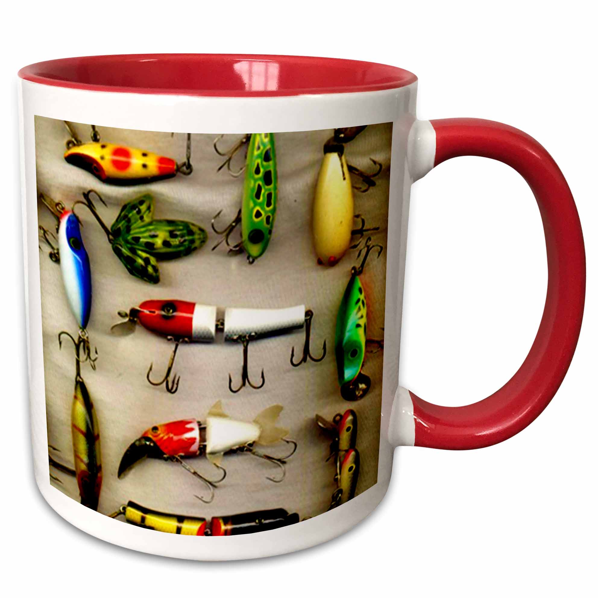 3dRose Fishing - Old Lures Fishing - Mugs (mug_987)