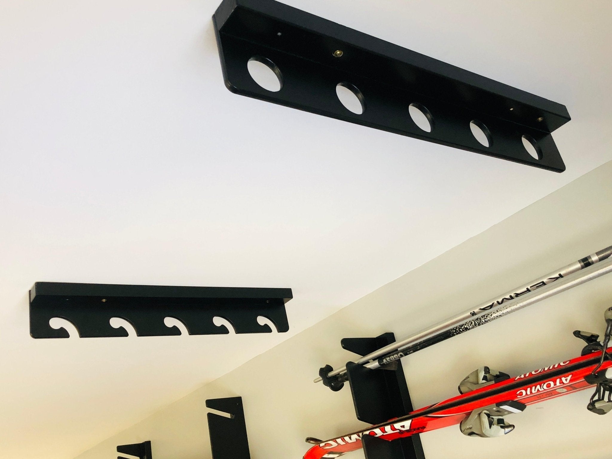 Fishing Rod Rack – Wall-Mounted Garage Organizer