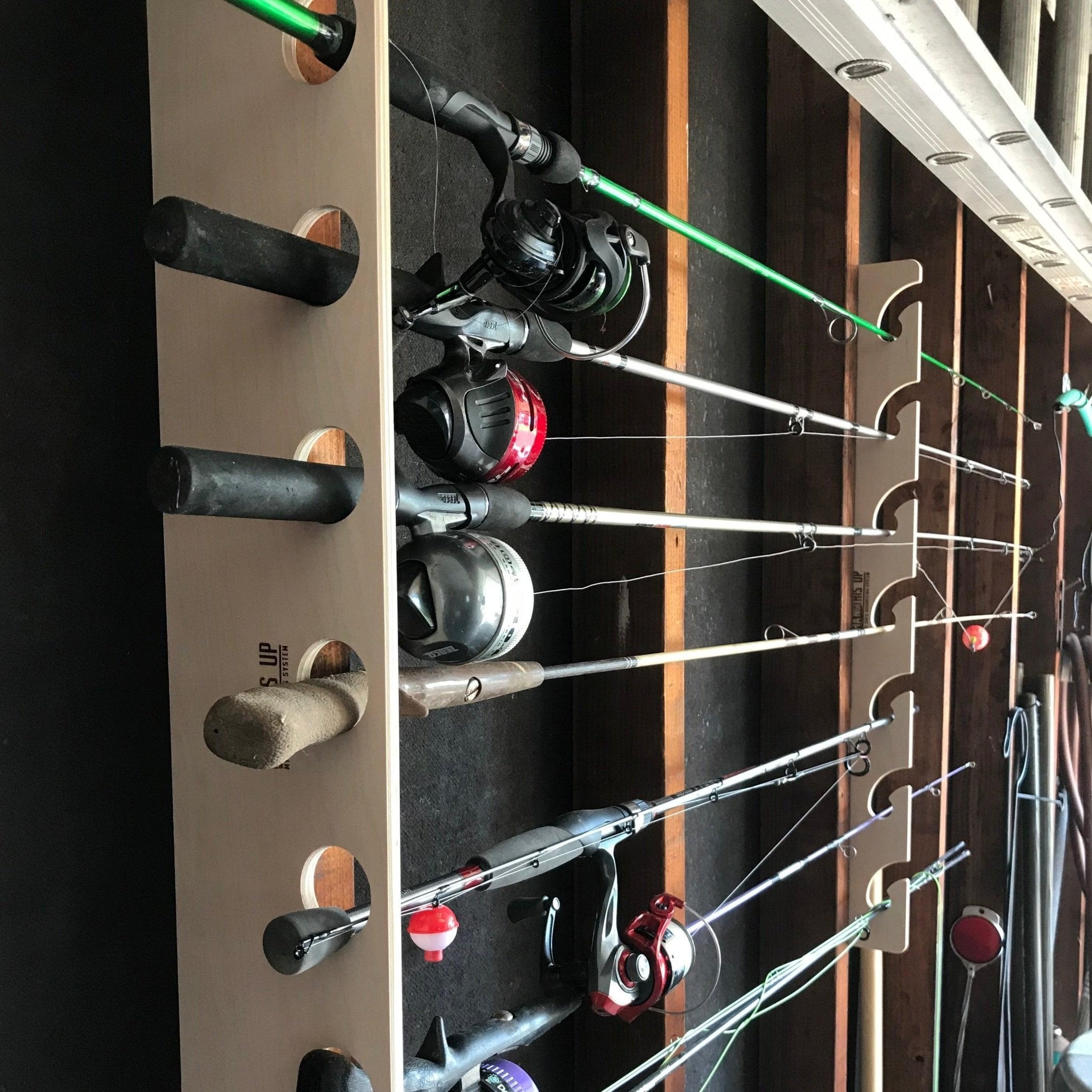 Fishing Rod Rack – Shed Organizer for Rod Storage